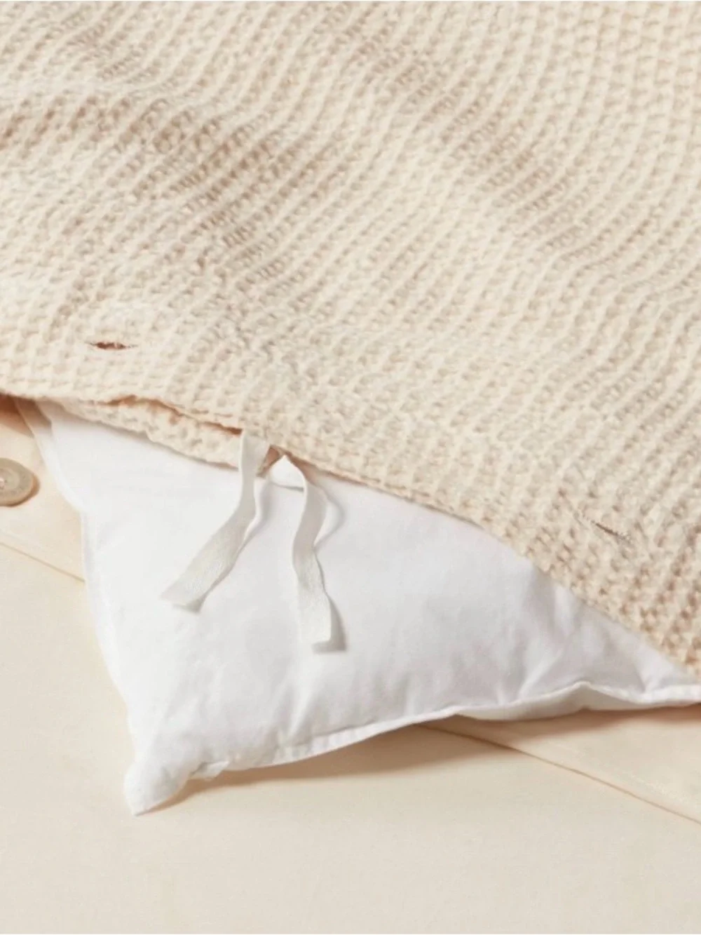 Threshold Washed Waffle Weave Duvet & Sham Set King Size 3 Piece Set